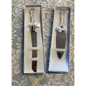 Hortense B Hewett Cake knife and cake server